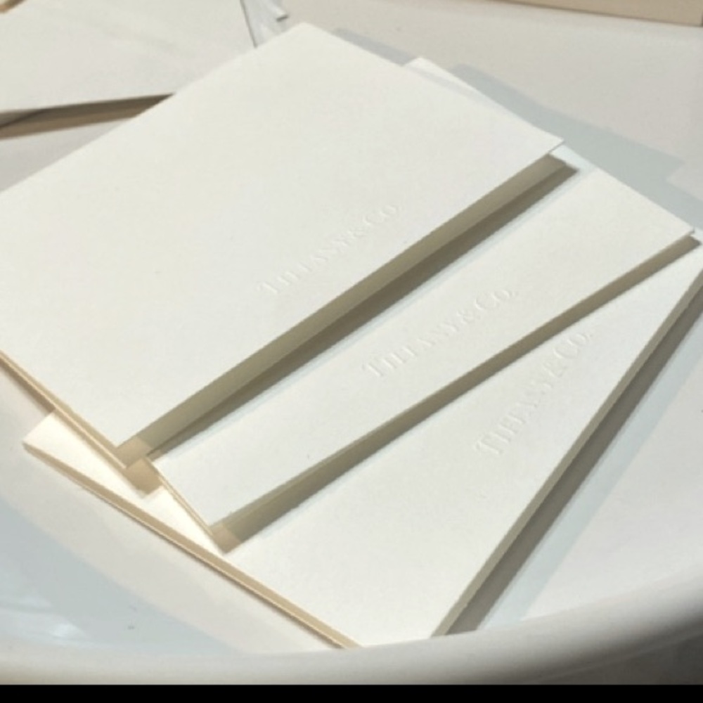 Tiffany & Co Note Cards